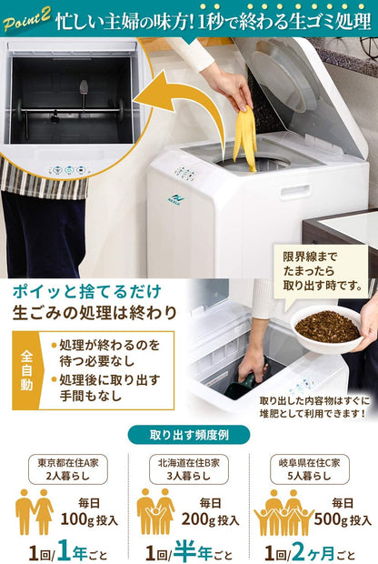 家庭用生ごみ処理機　NAXLU（ナクスル）
